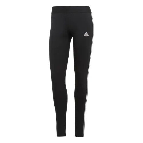 ADIDAS 3 STRIPE LEGGINGS - WOMEN - BLACK