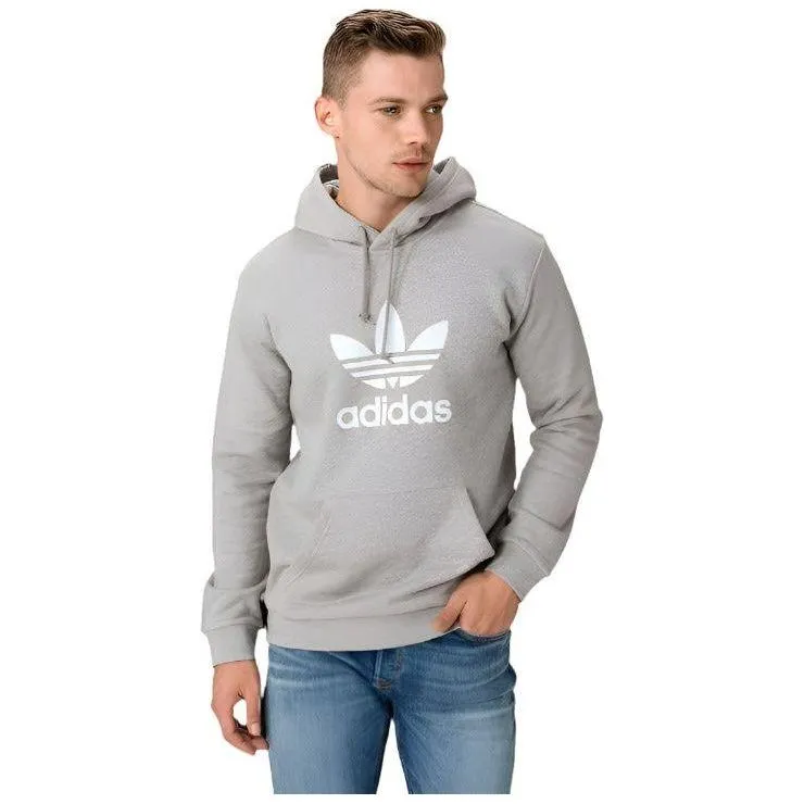 Adidas Mens Grey Hoodie