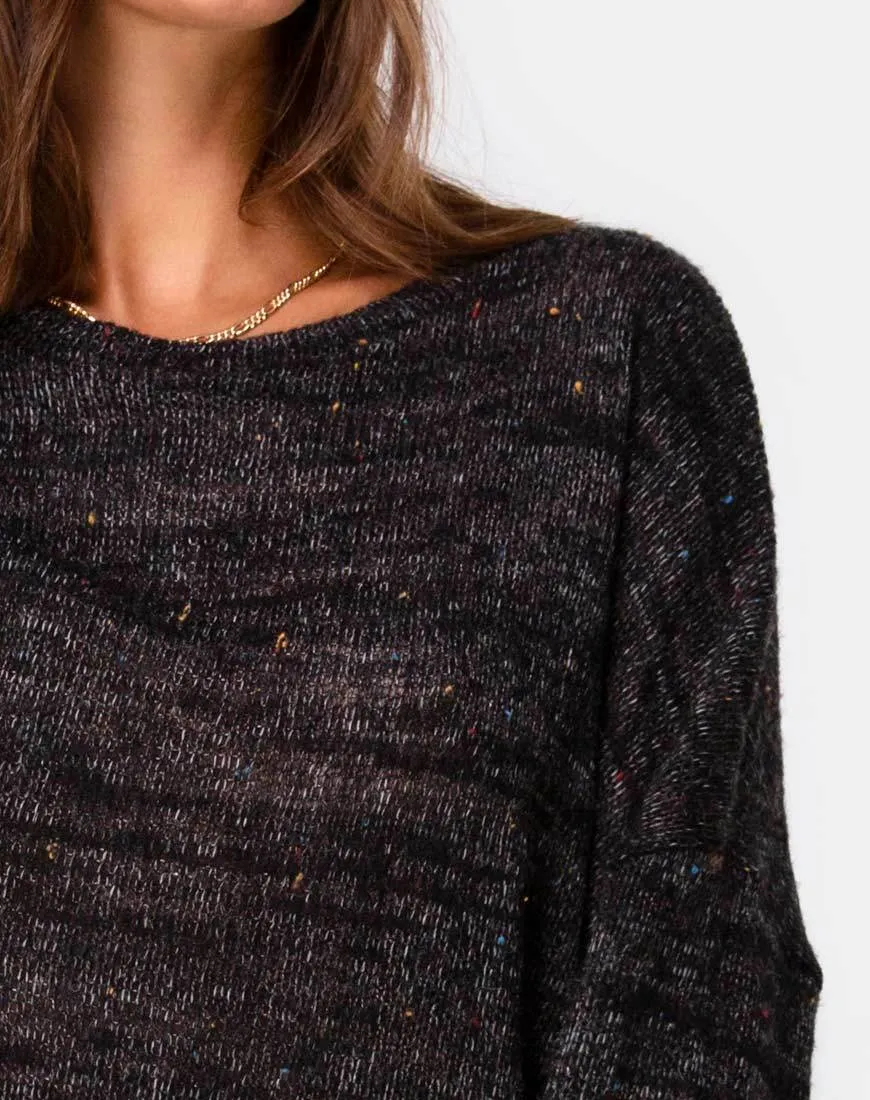 Ajie Jumper in Black Knit