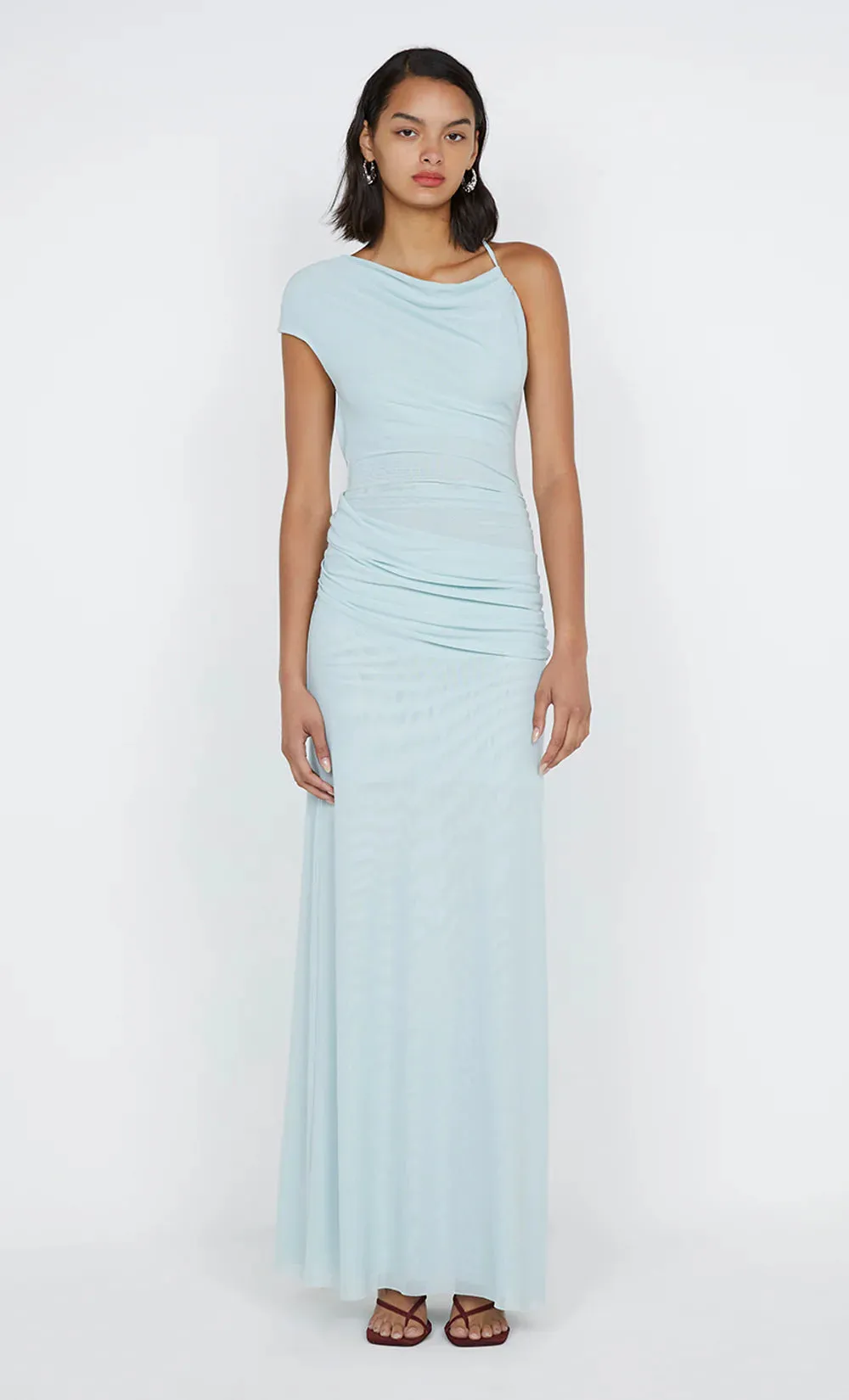 Alara Asym Dress - Ocean Mist