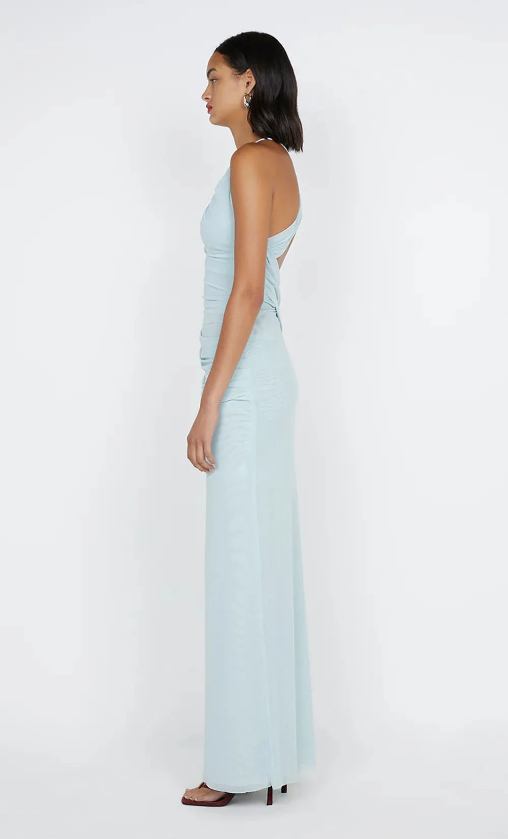 Alara Asym Dress - Ocean Mist