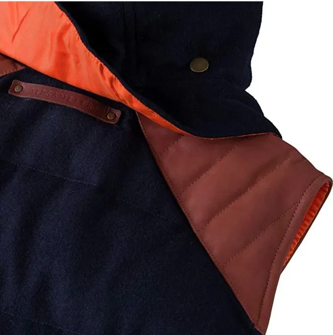 Alps & Meters Alpine Hooded Vest in Navy