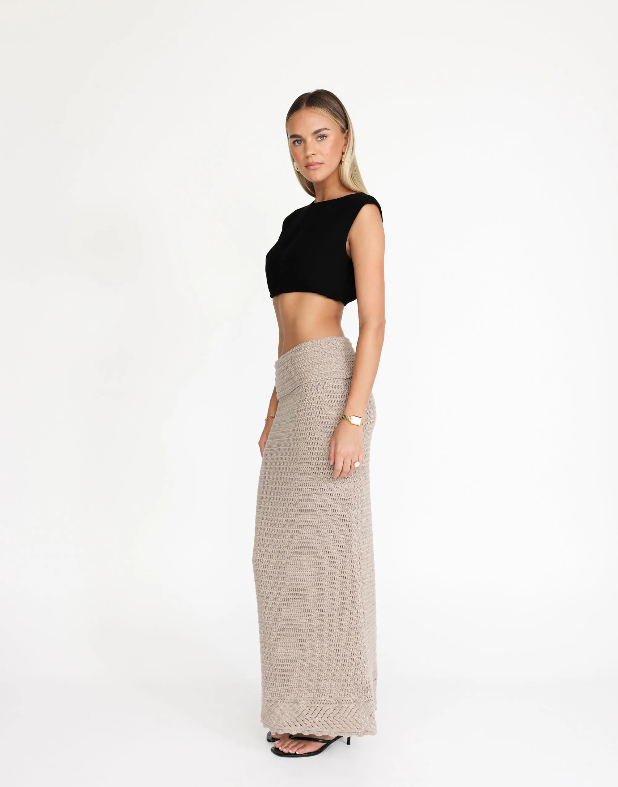 Amani Maxi Skirt (Macchiato)