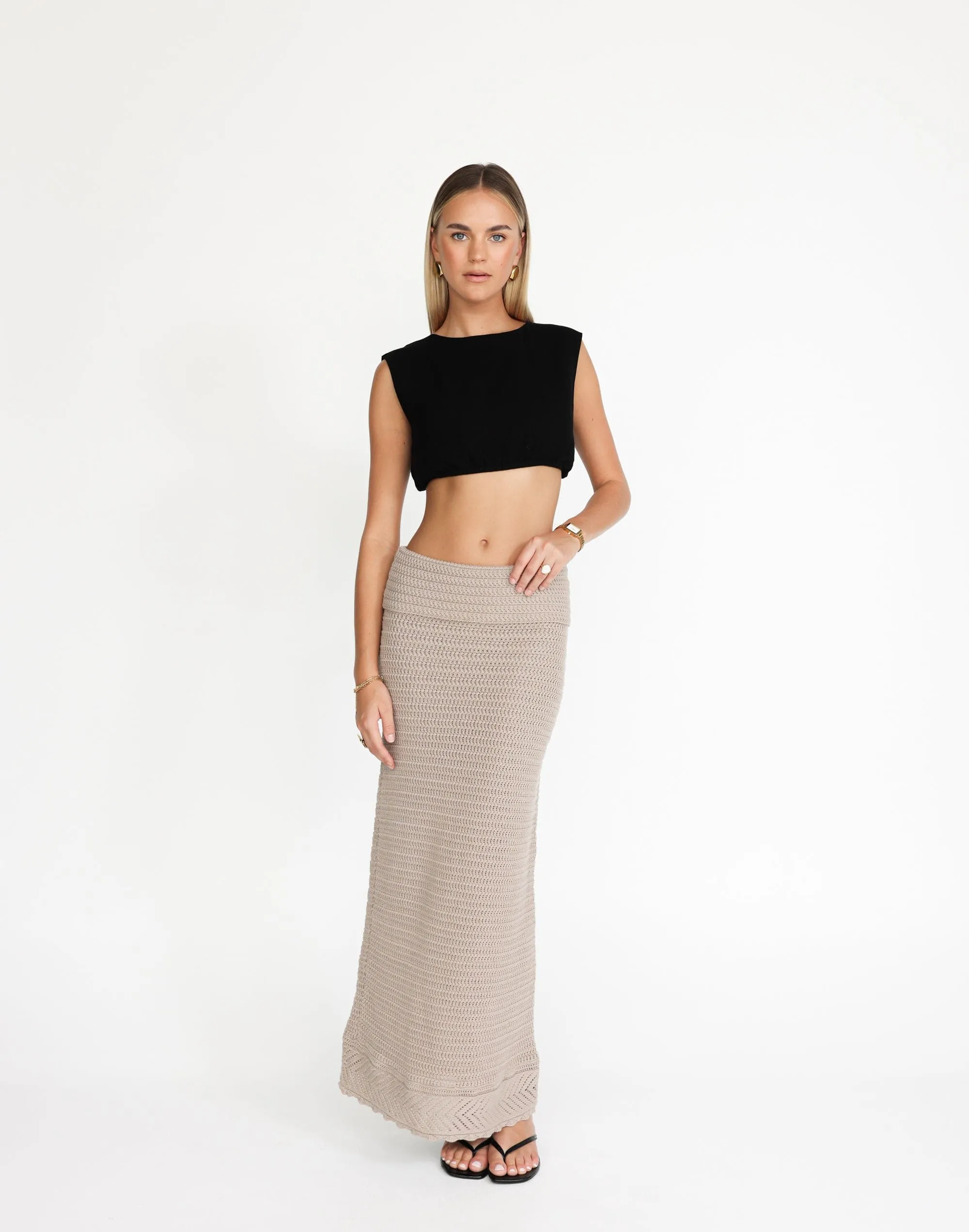 Amani Maxi Skirt (Macchiato)