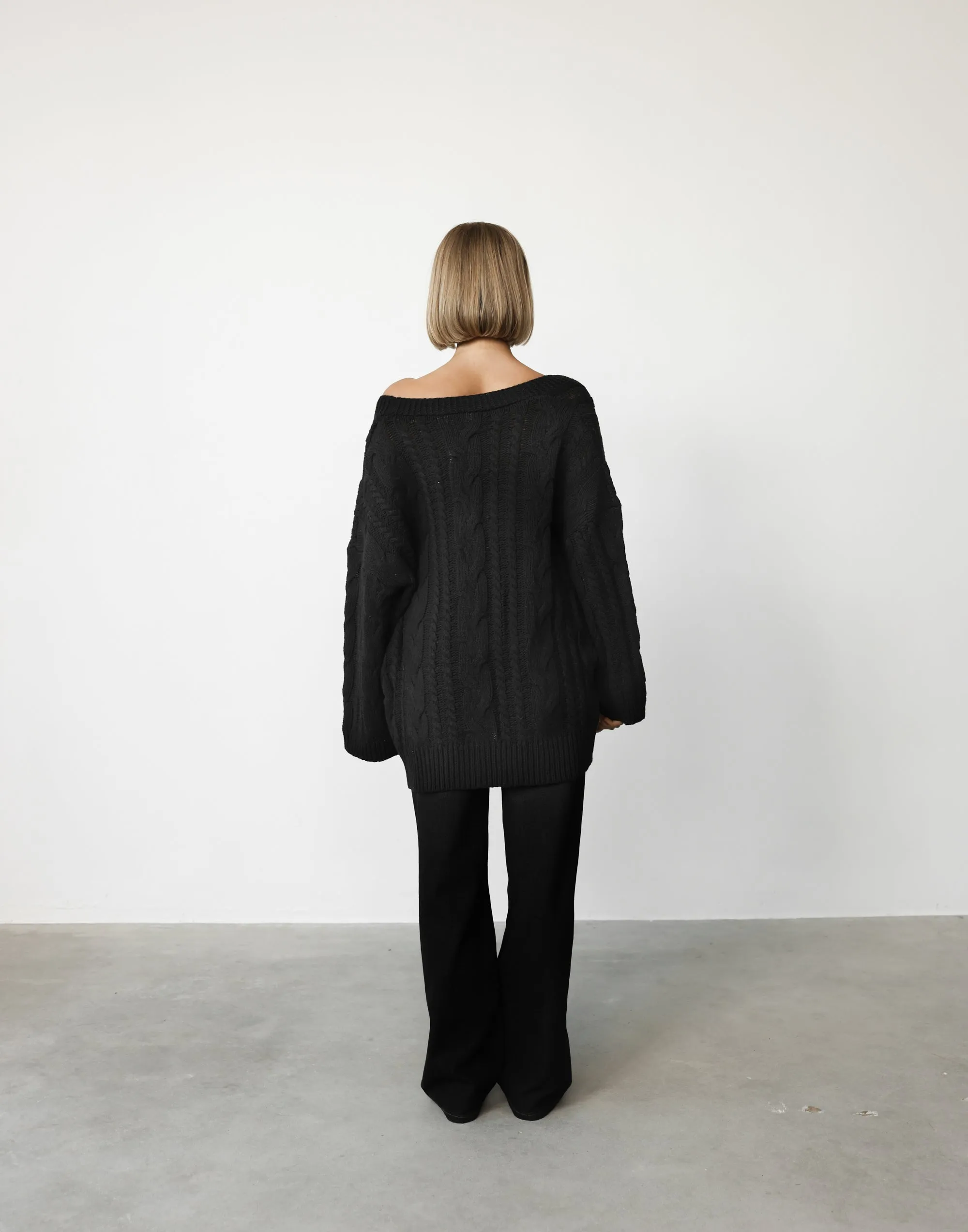 Ashleigh Cardigan (Black)