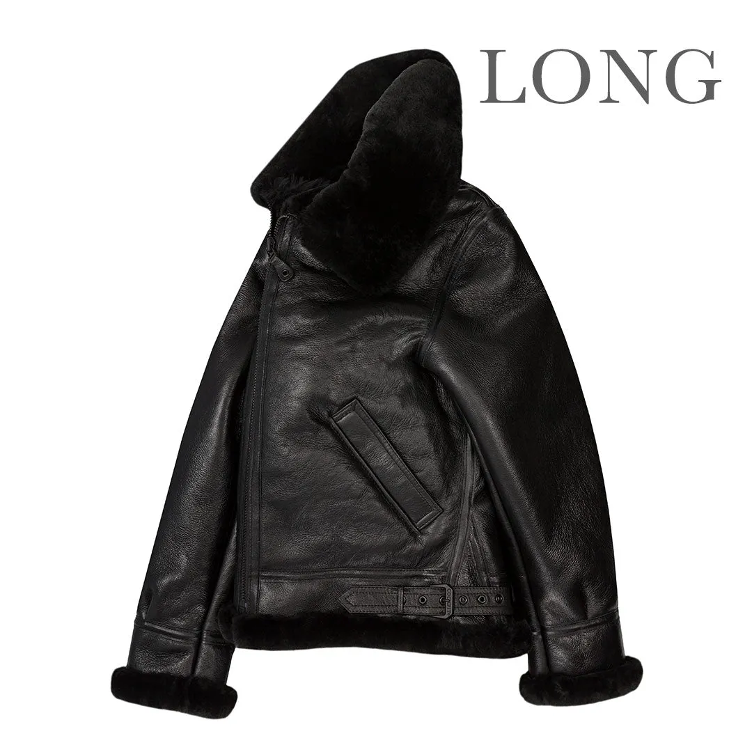 B-3 Sheepskin Jacket-Long Z2102BML