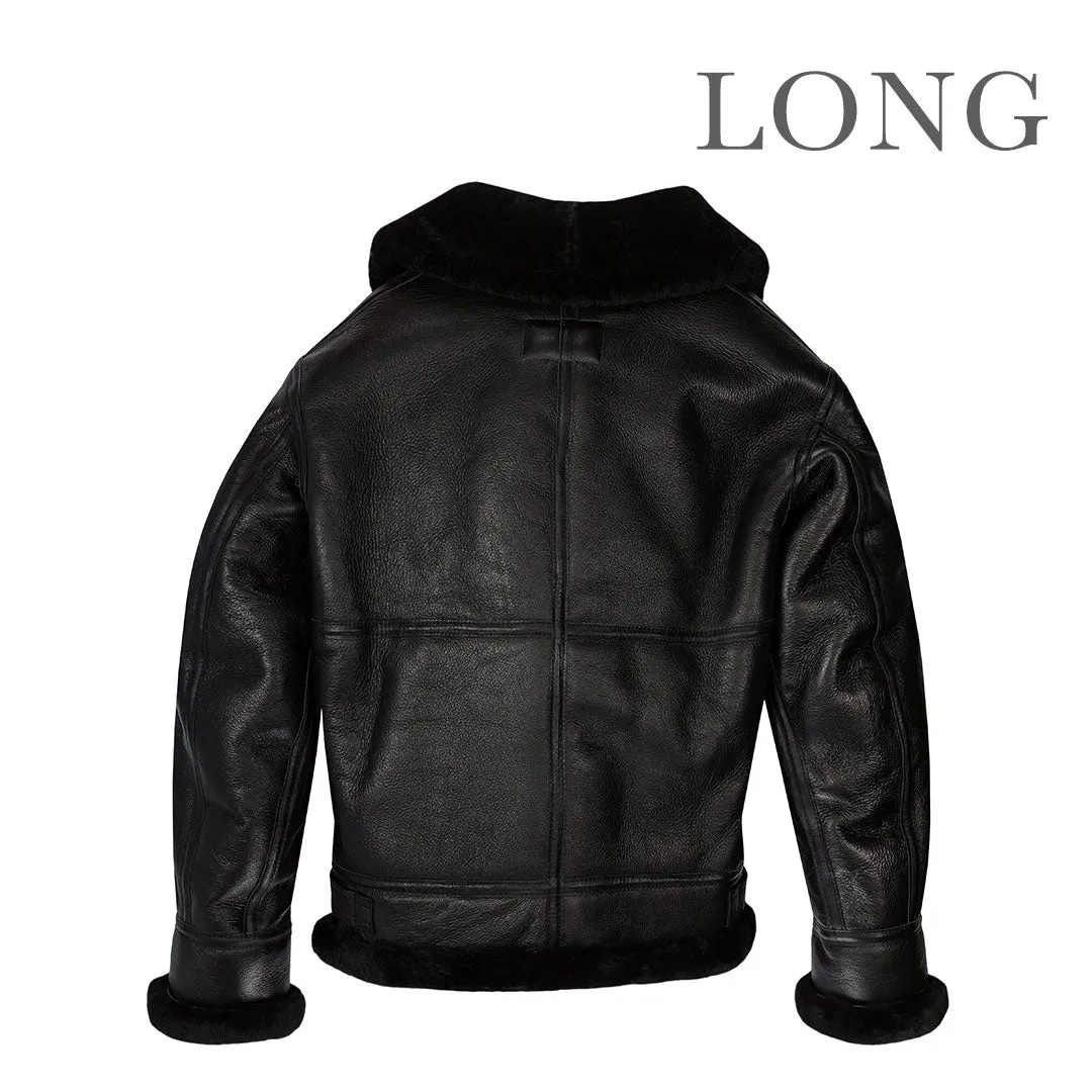 B-3 Sheepskin Jacket-Long Z2102BML