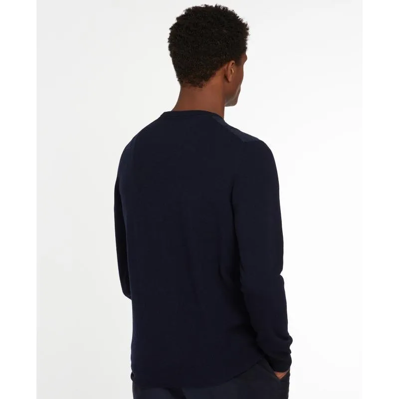 Barbour Coldwater Mens Merino Crew Neck Jumper - Midnight