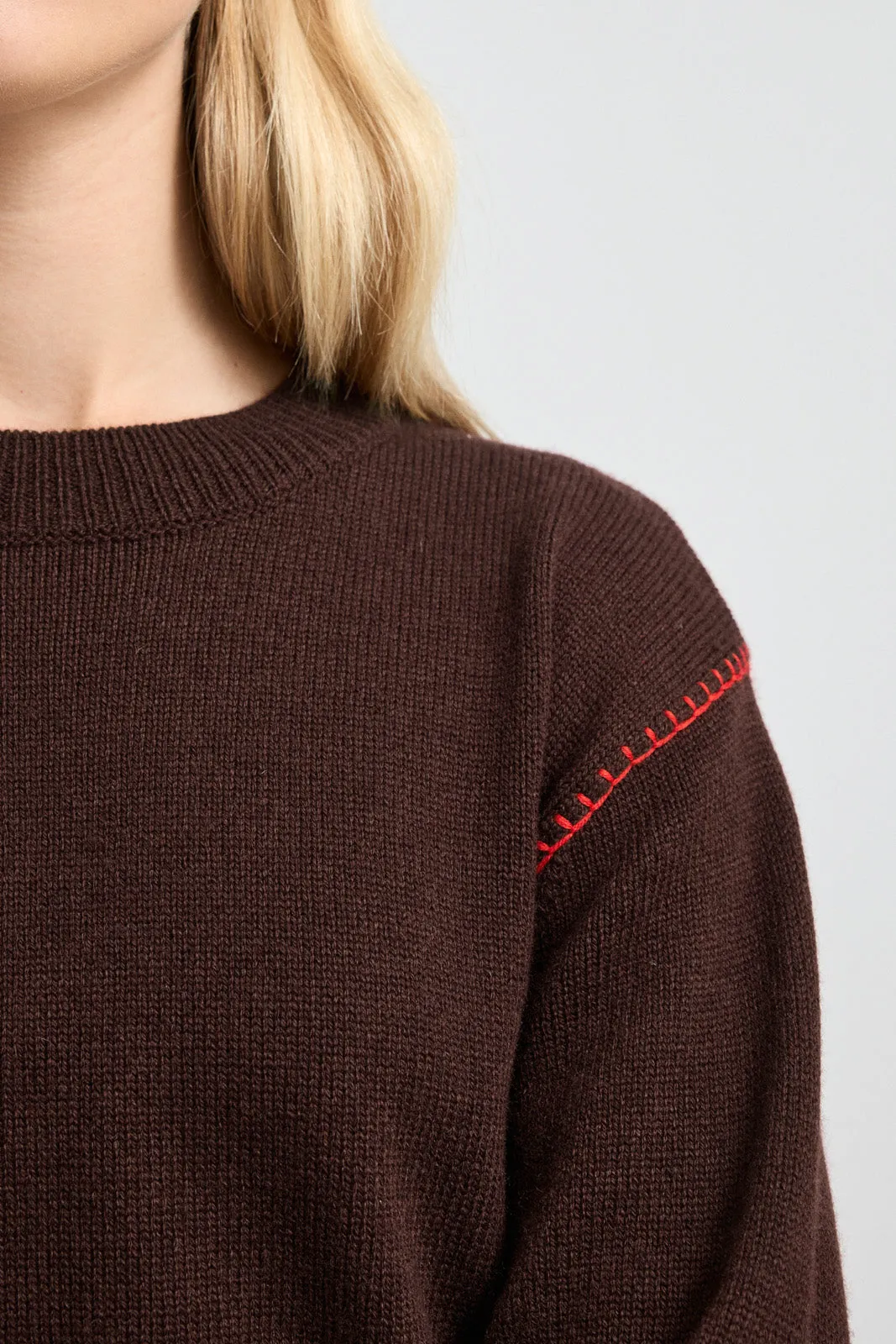 BLANKET STITCH JUMPER