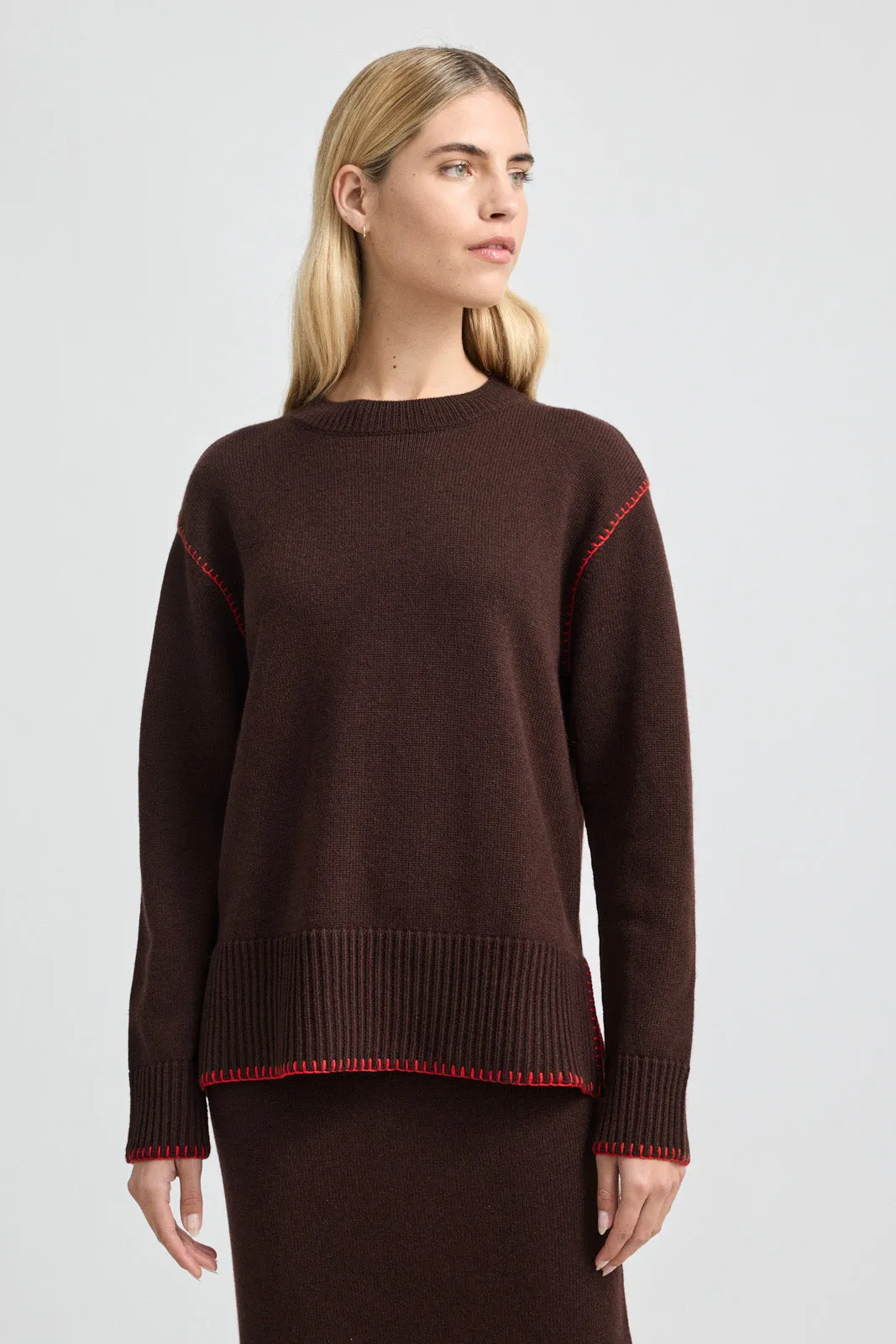 BLANKET STITCH JUMPER