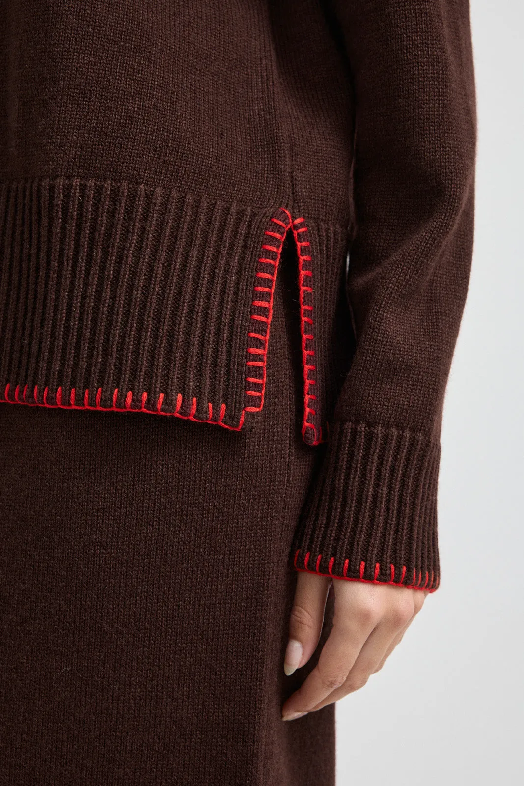 BLANKET STITCH JUMPER