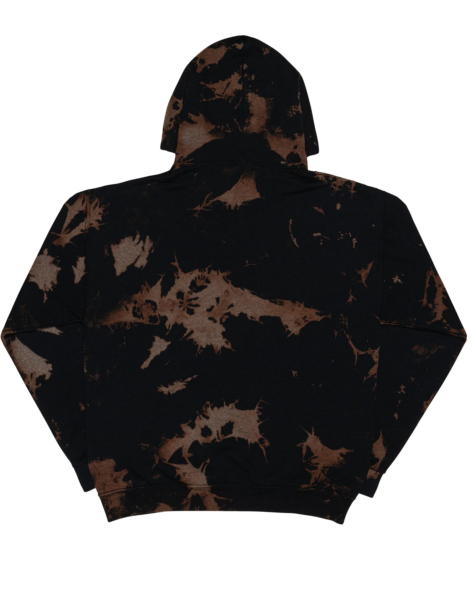 Bleach Wash Essential Fleece Hoodie - Gobi