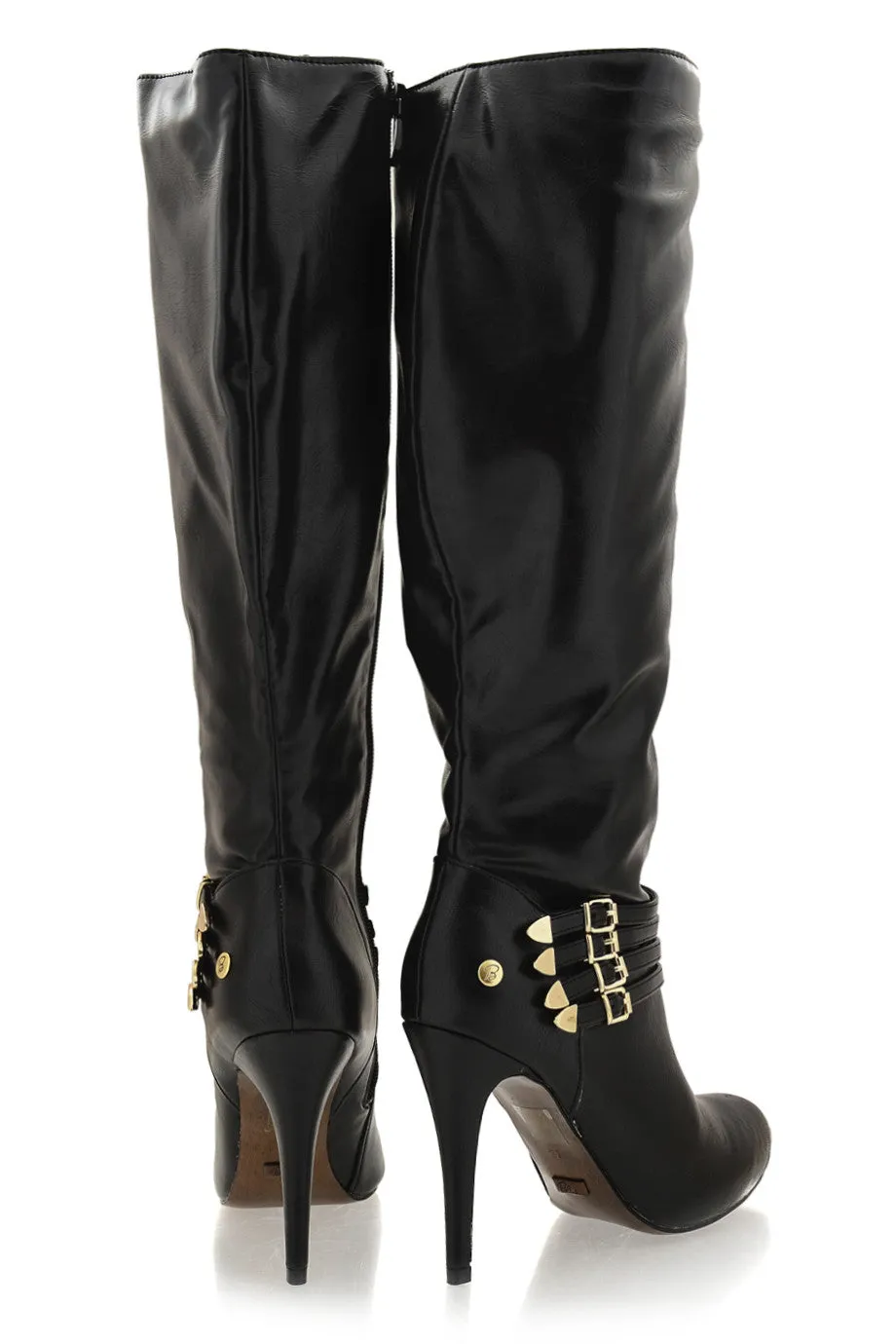 BLINK RONNA Black Knee High Boots