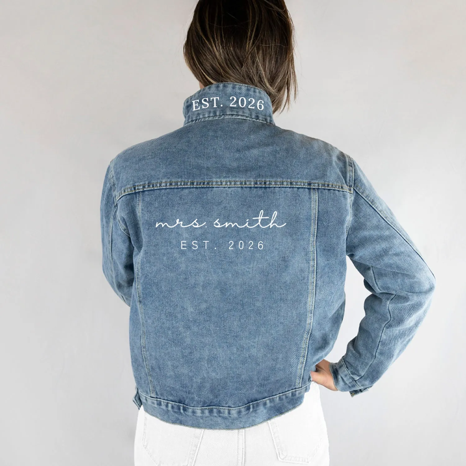 (Blue Denim) Mrs Denim Jacket