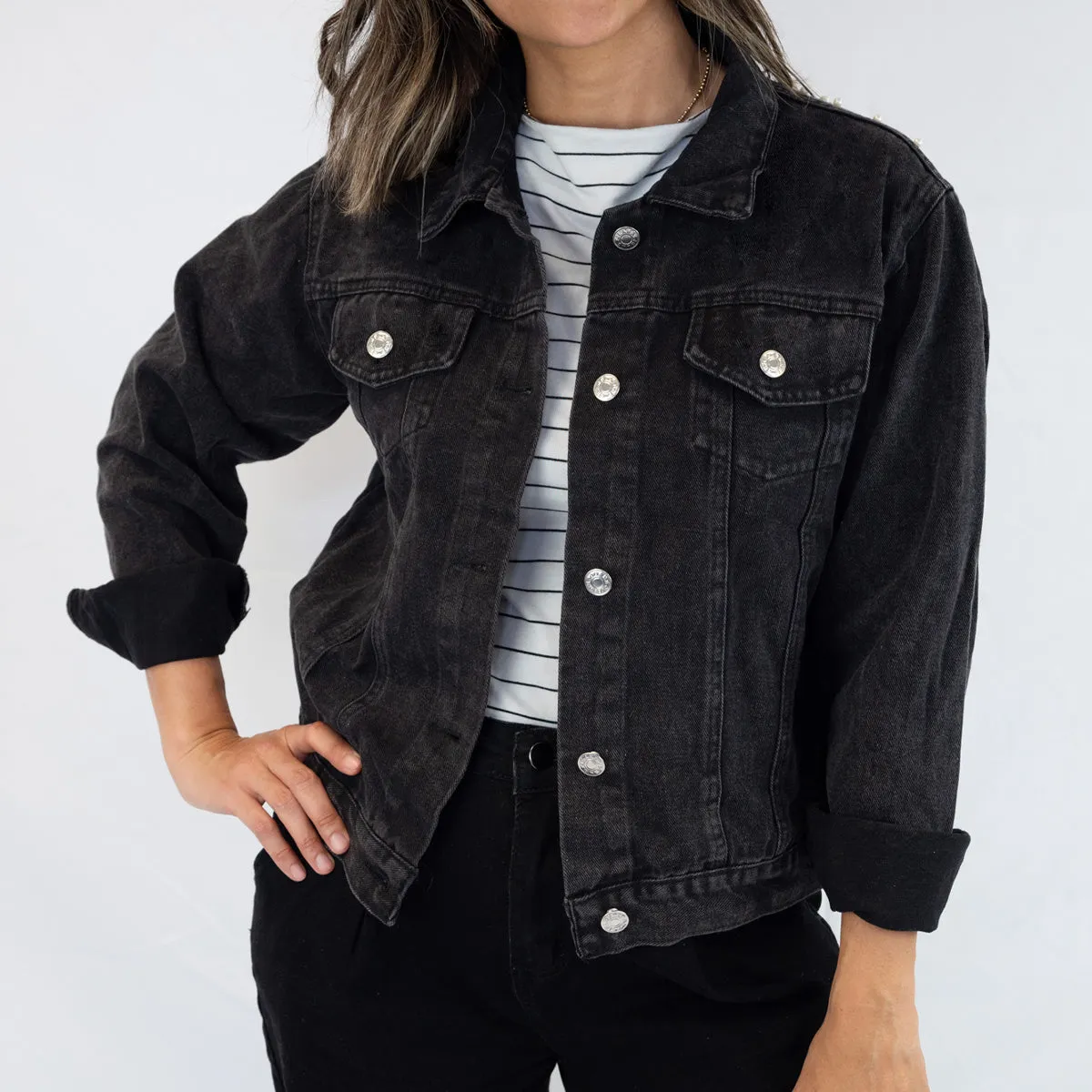 (Blue Denim) Mrs Denim Jacket