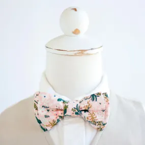 Boy's Bow Tie / Meadow In Pink