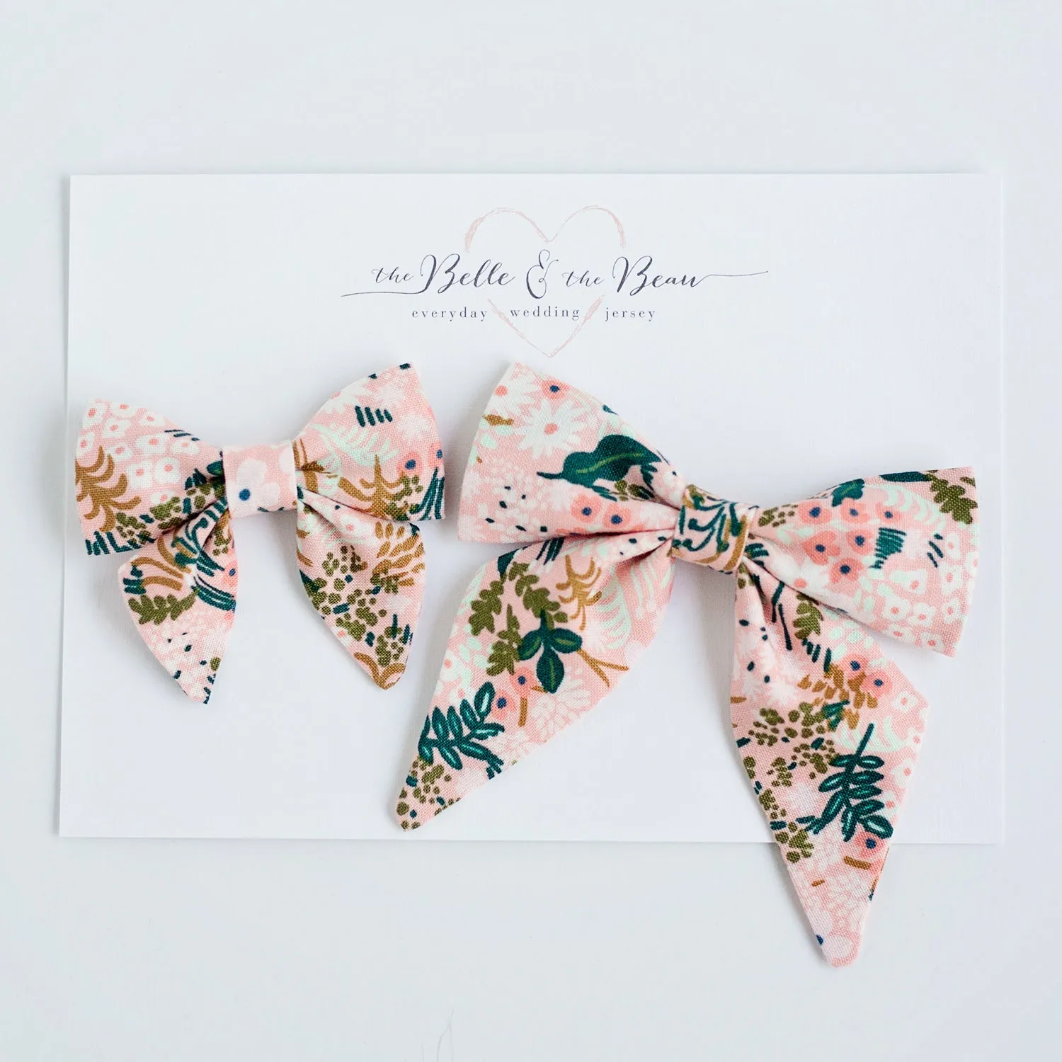 Boy's Bow Tie / Meadow In Pink