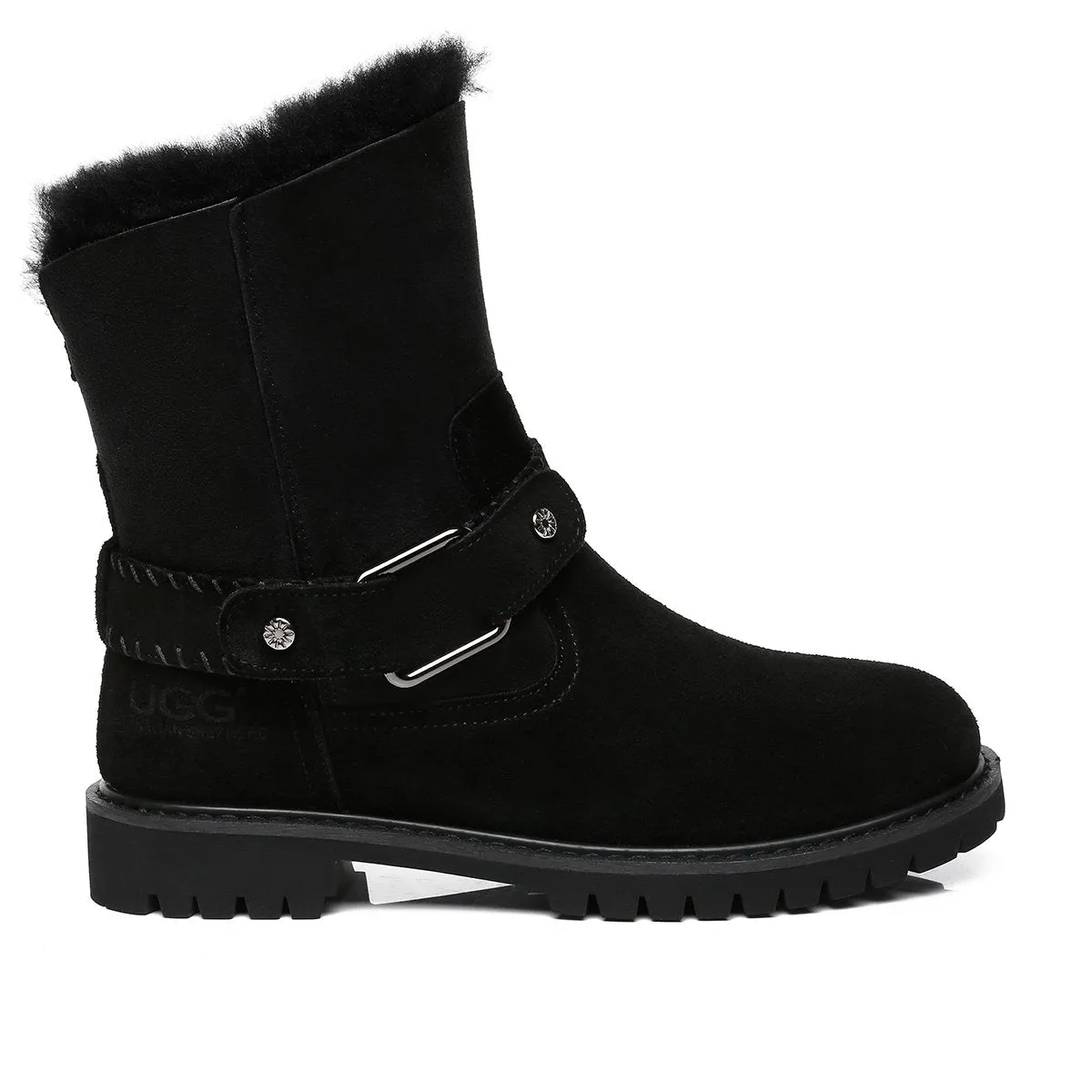 Buckled Strap Fashion UGG Boot