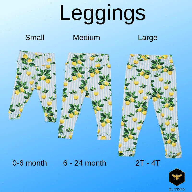 Bumblito Leggings ~ Lemon Drops