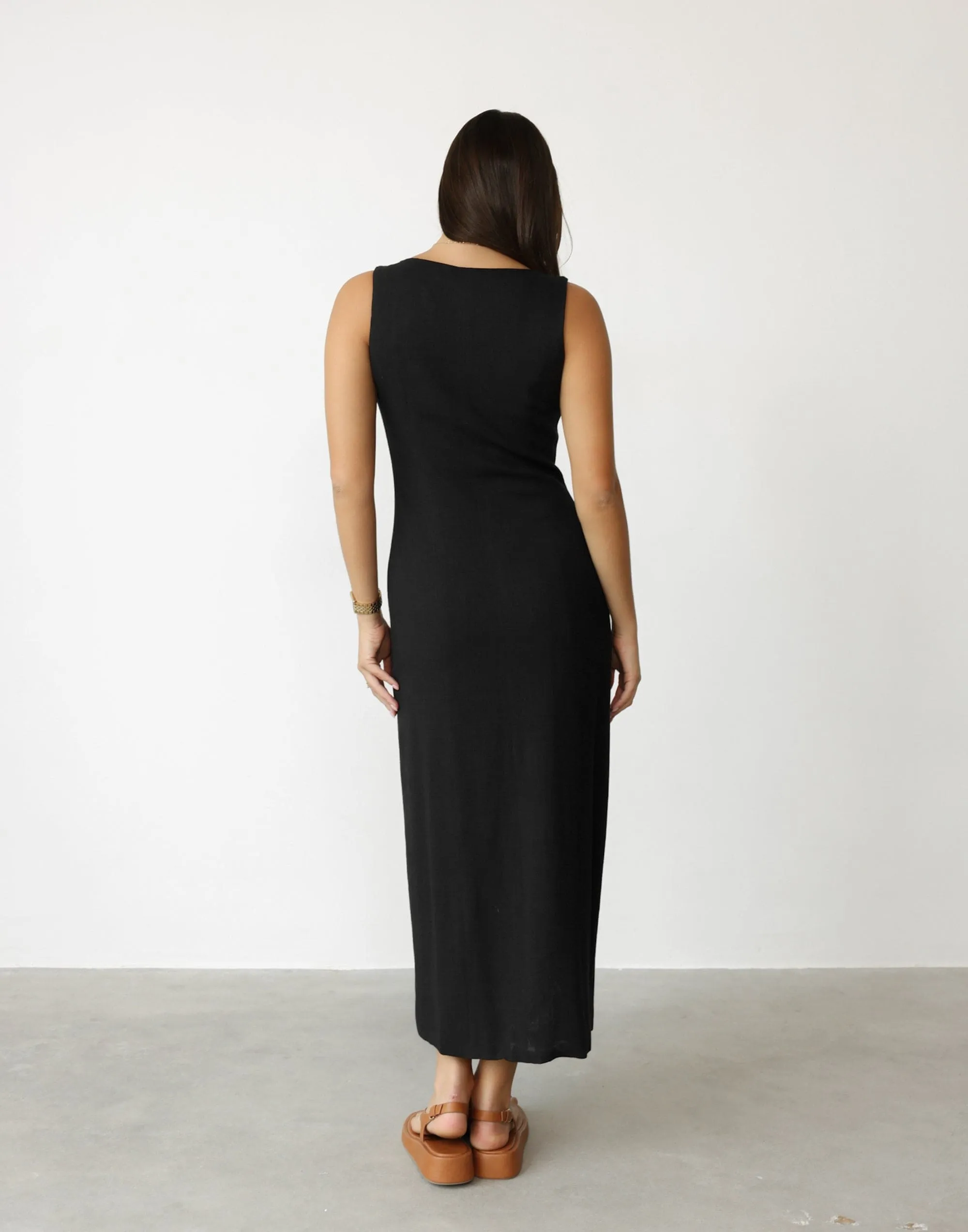 Cailey Maxi Dress (Black)