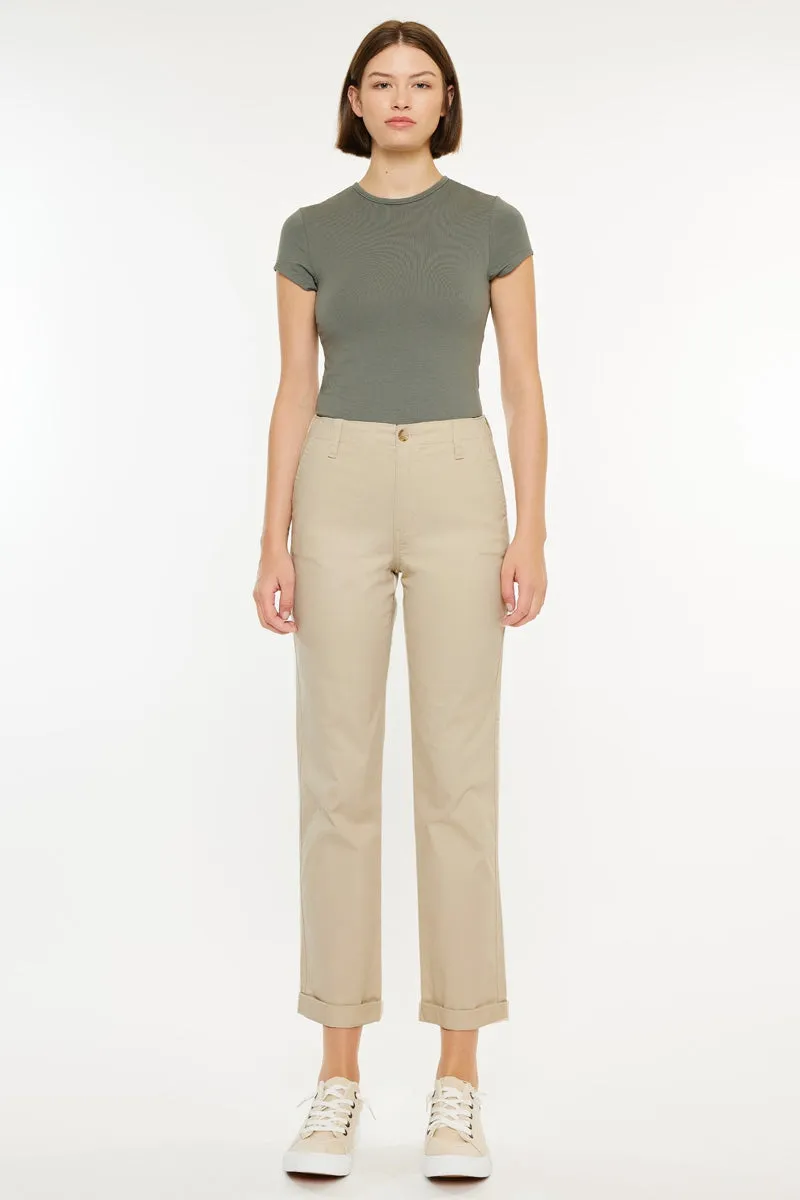 Carol High Rise Slim Chino