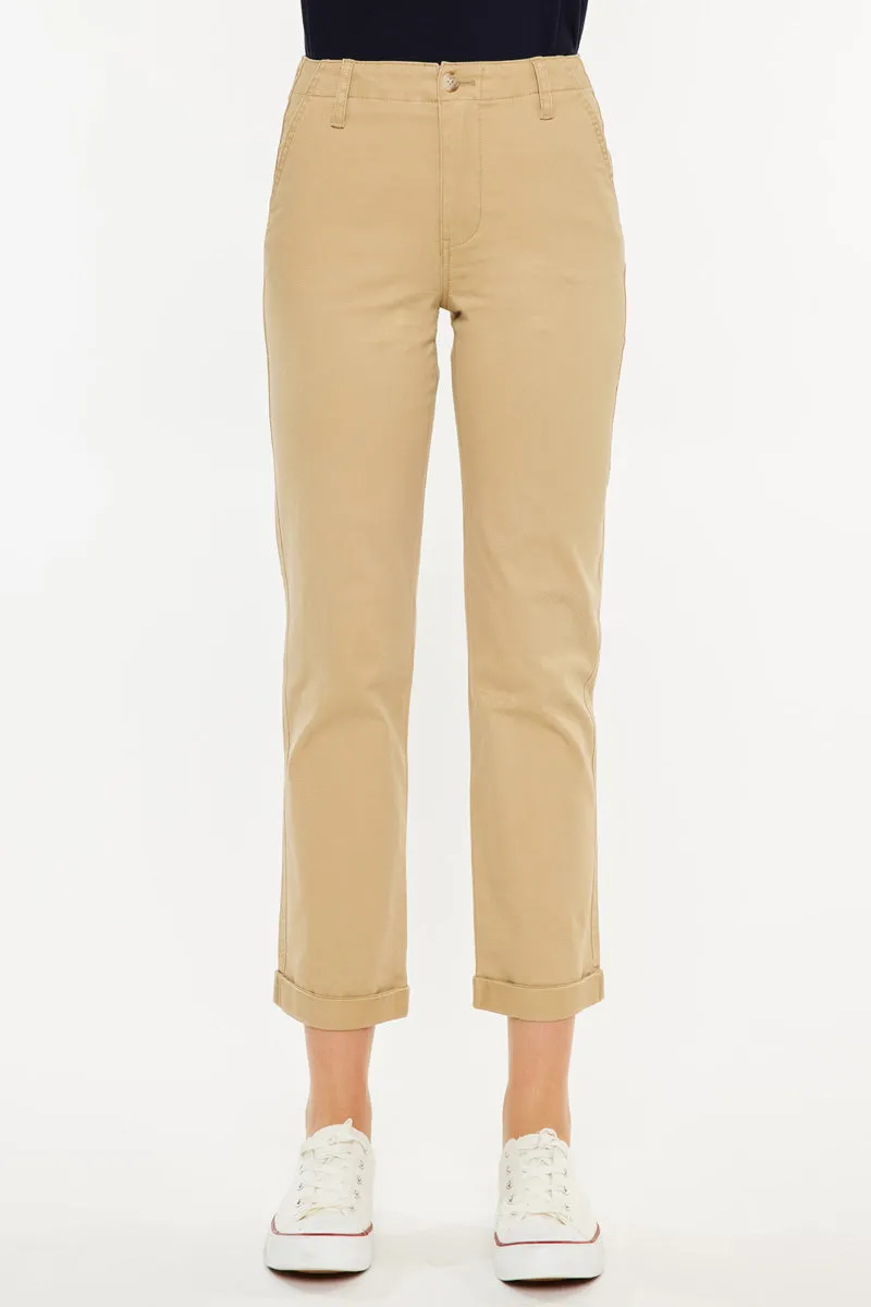 Carol High Rise Slim Chino