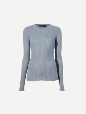 Cassidy Sweater in Light Grey Melange