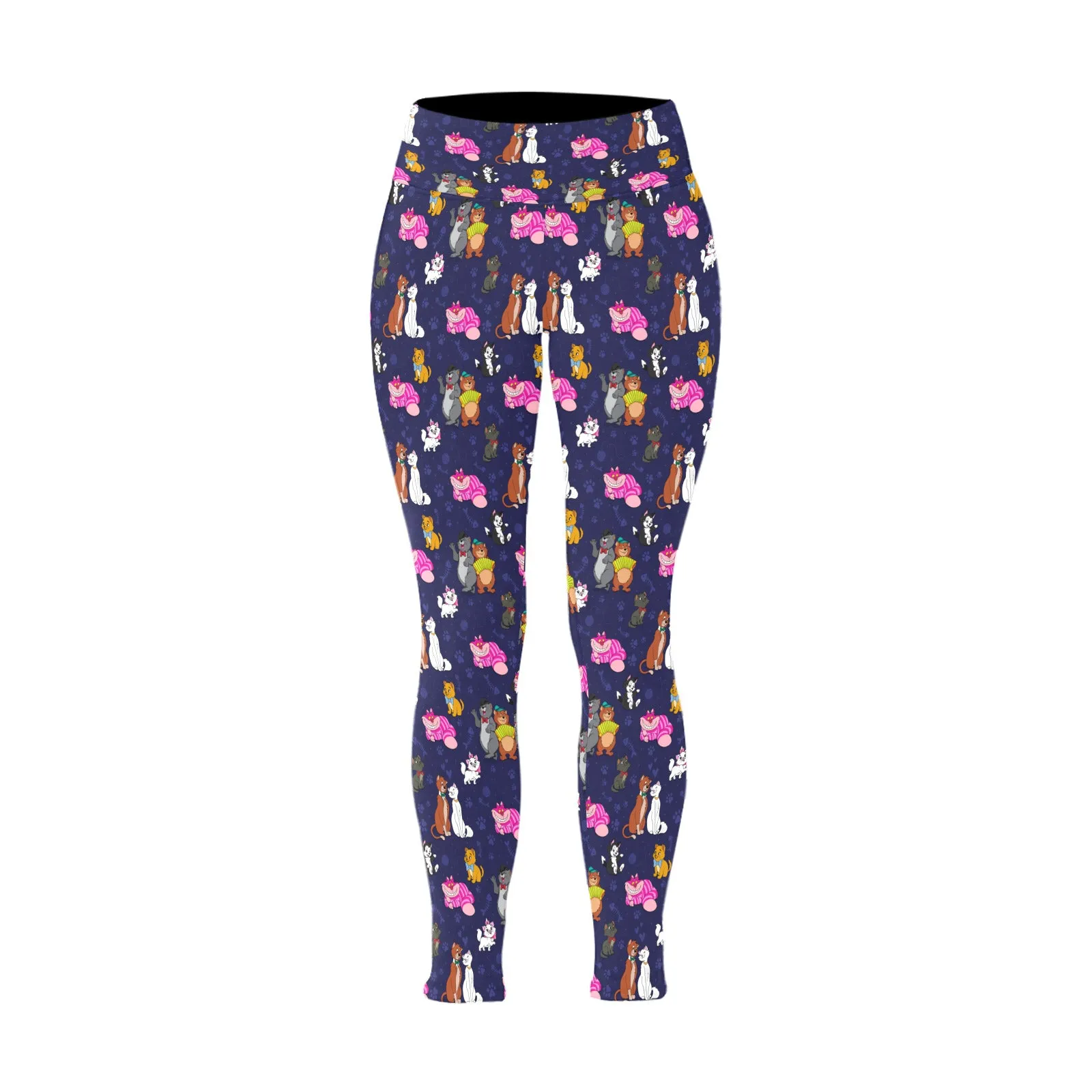 Cat Favorites Women's Plus Size Athletic Leggings