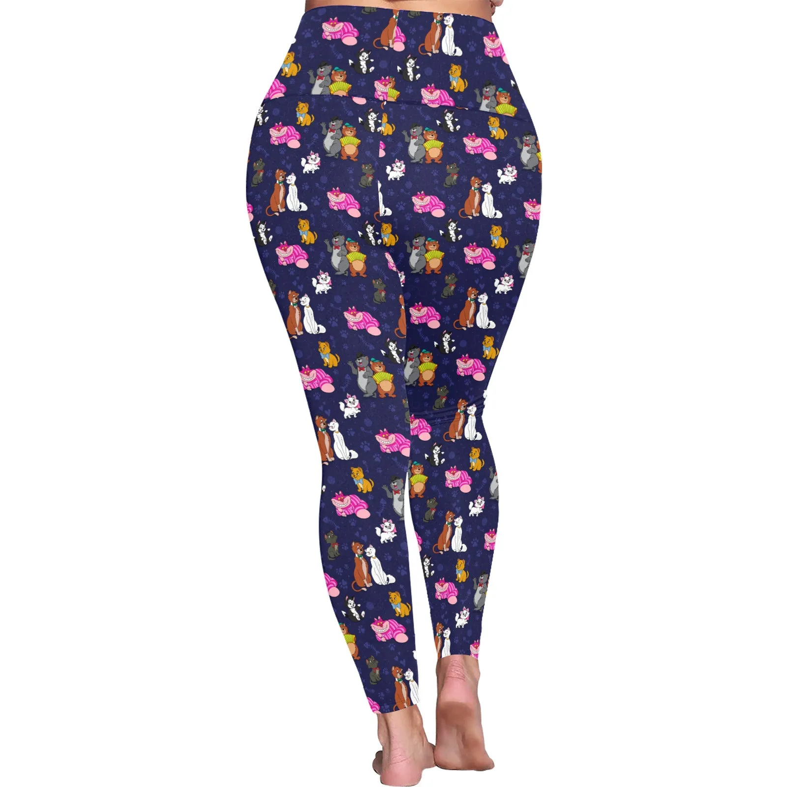 Cat Favorites Women's Plus Size Athletic Leggings