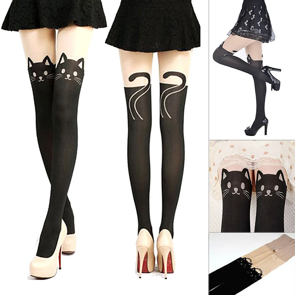 Cat Tail Sheer Pantyhose