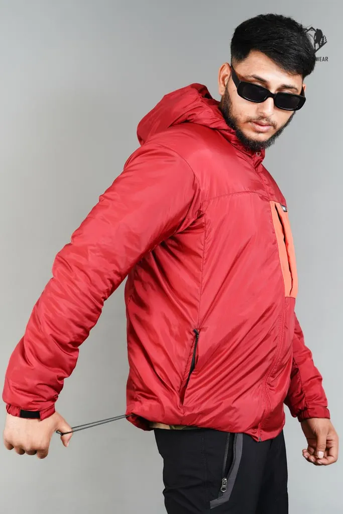 cell jacket lite weight windproof red