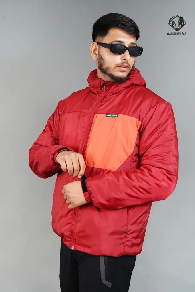 cell jacket lite weight windproof red