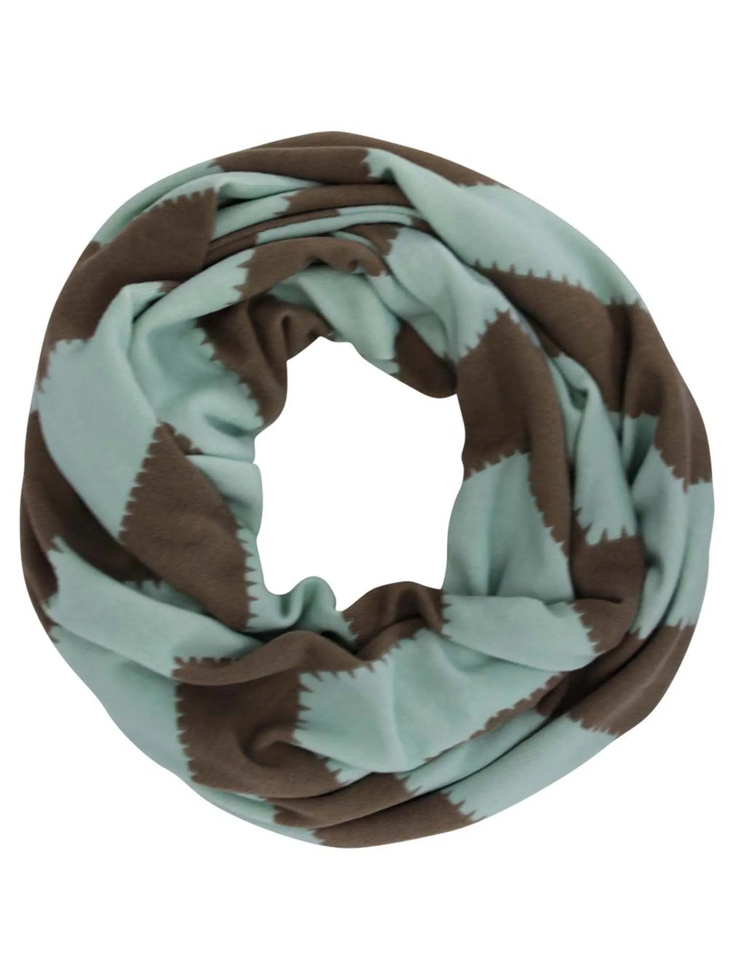 Chevron Jersey Knit Infinity Scarf