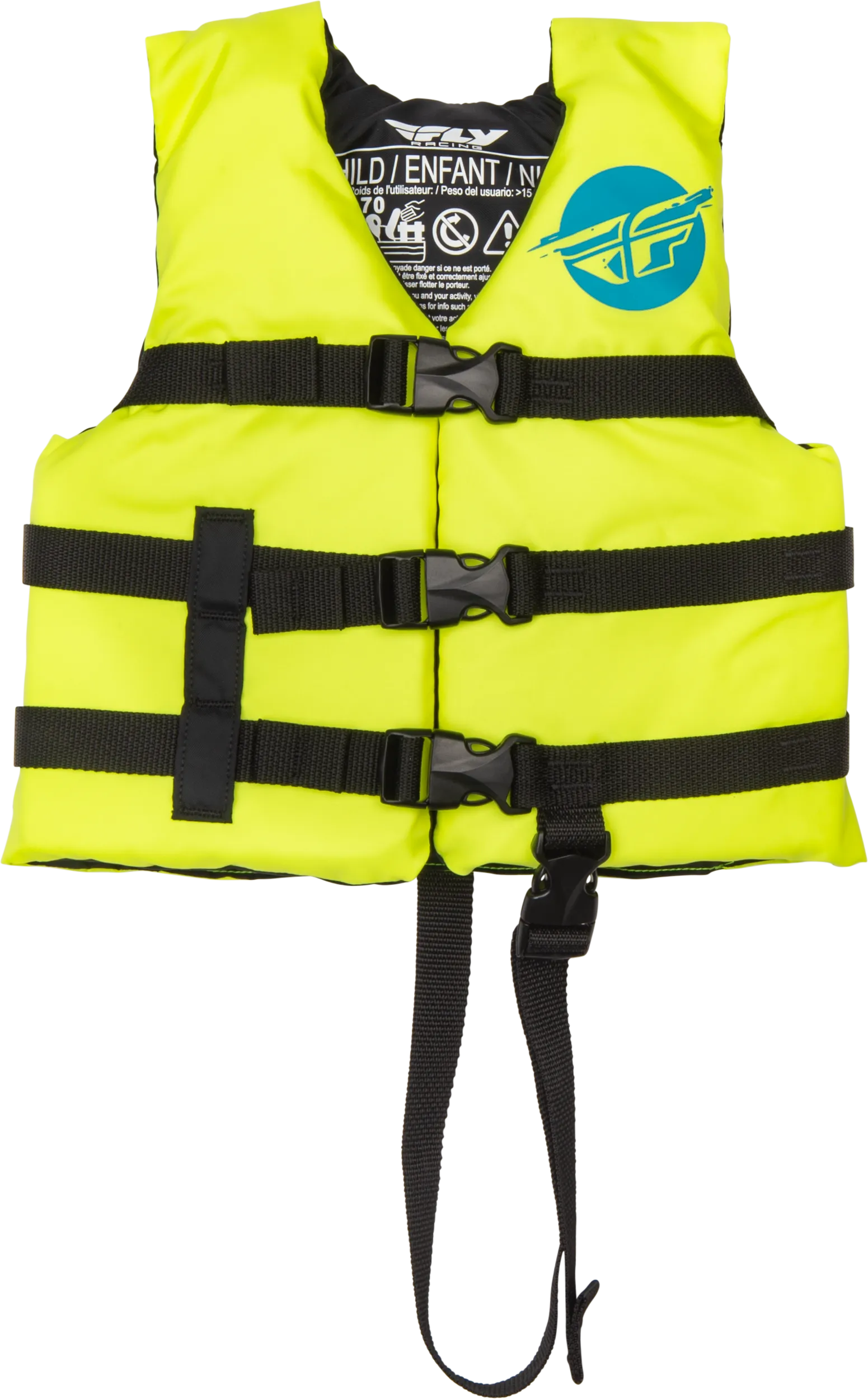 CHILD FLOTATION VEST HI-VIS/BLUE