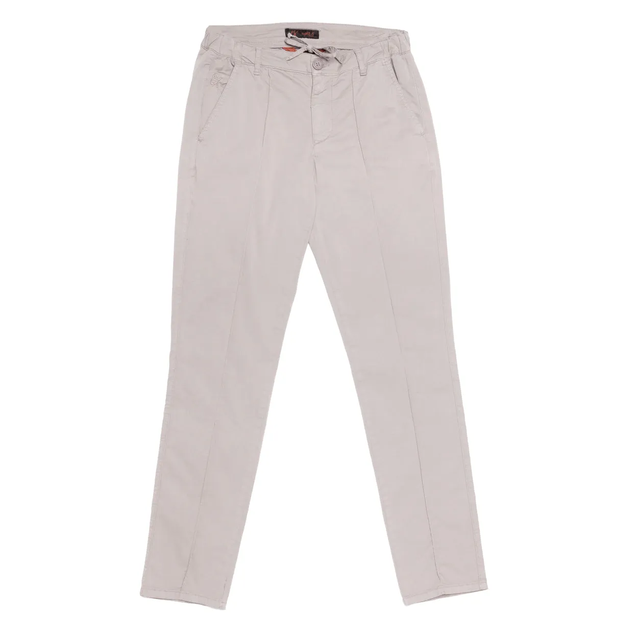 Chino Pants w/ Drawstring Waist - Harbor Grey