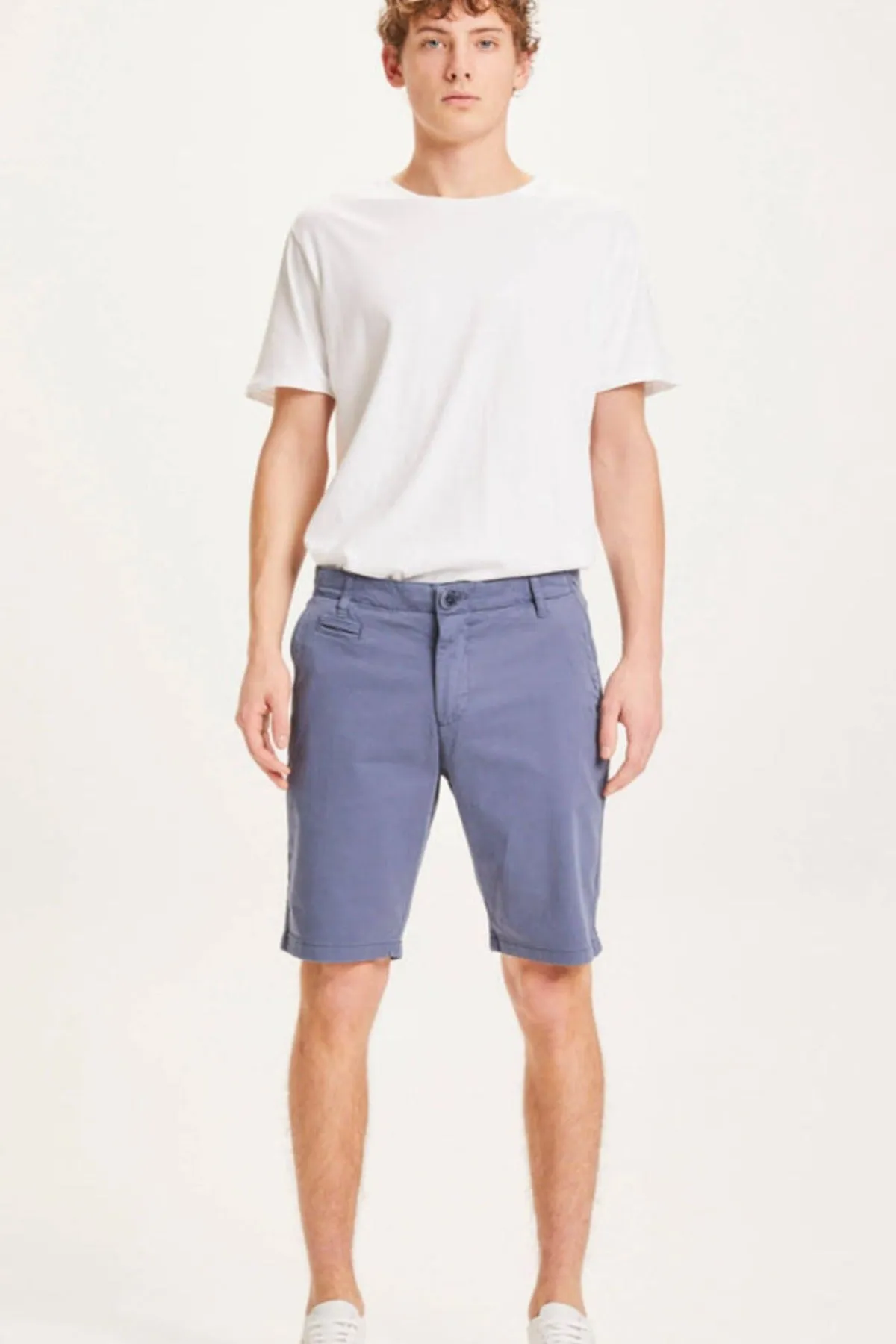 Chuck Regular Chino Shorts Vinatge Blue Knowledge Cotton Apparel