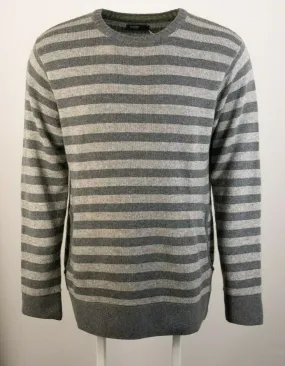 Closed Grey Striped Jumper