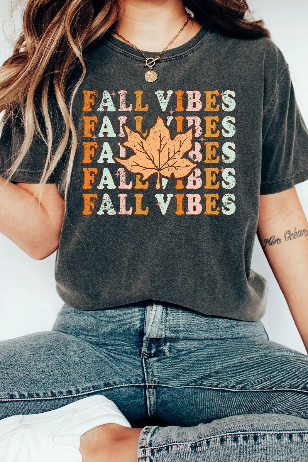 Colorful Fall Vibes Graphic Tee