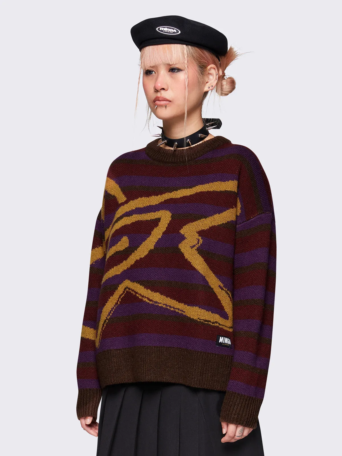 Cosmic Striped Sweater