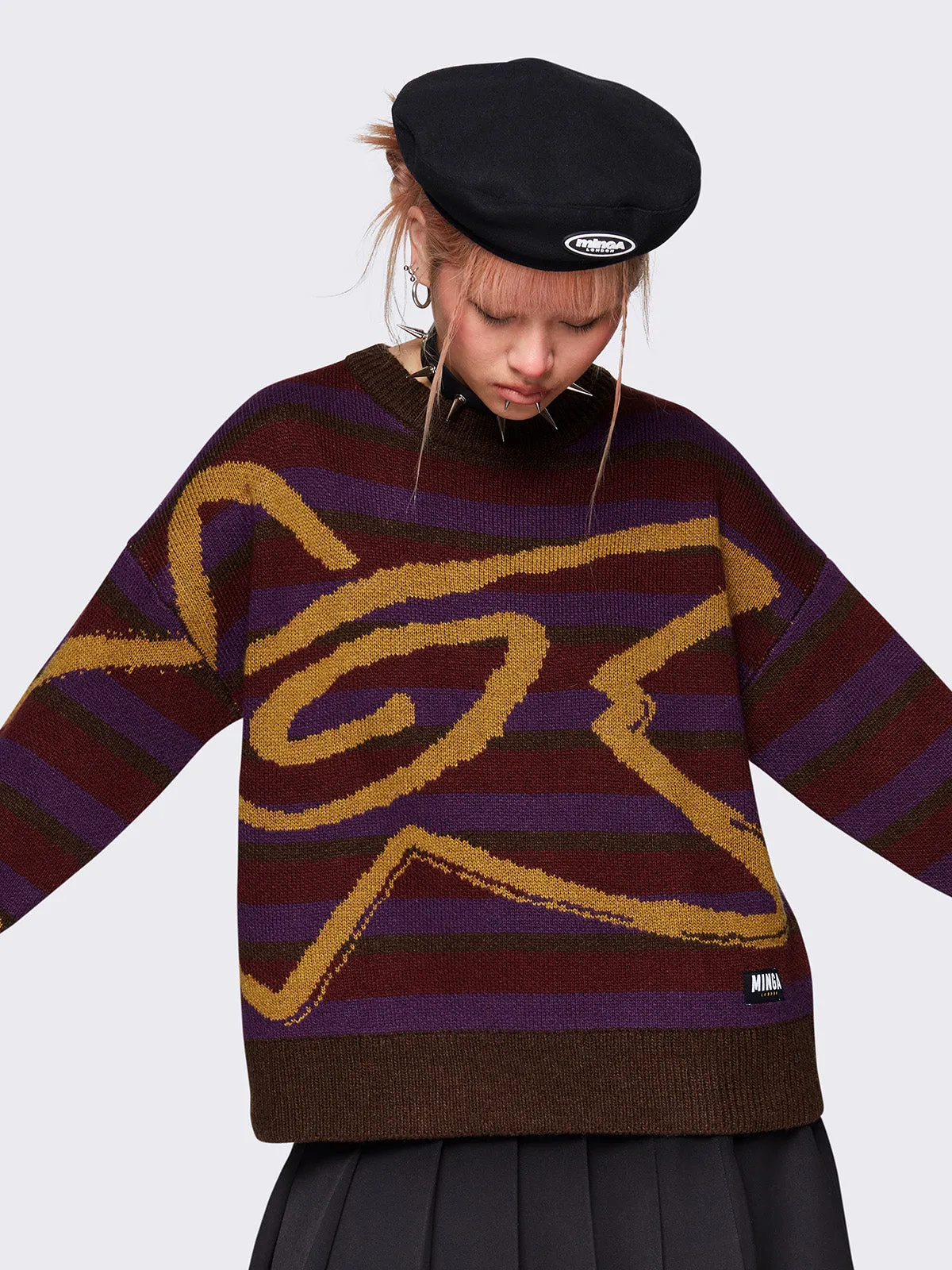 Cosmic Striped Sweater