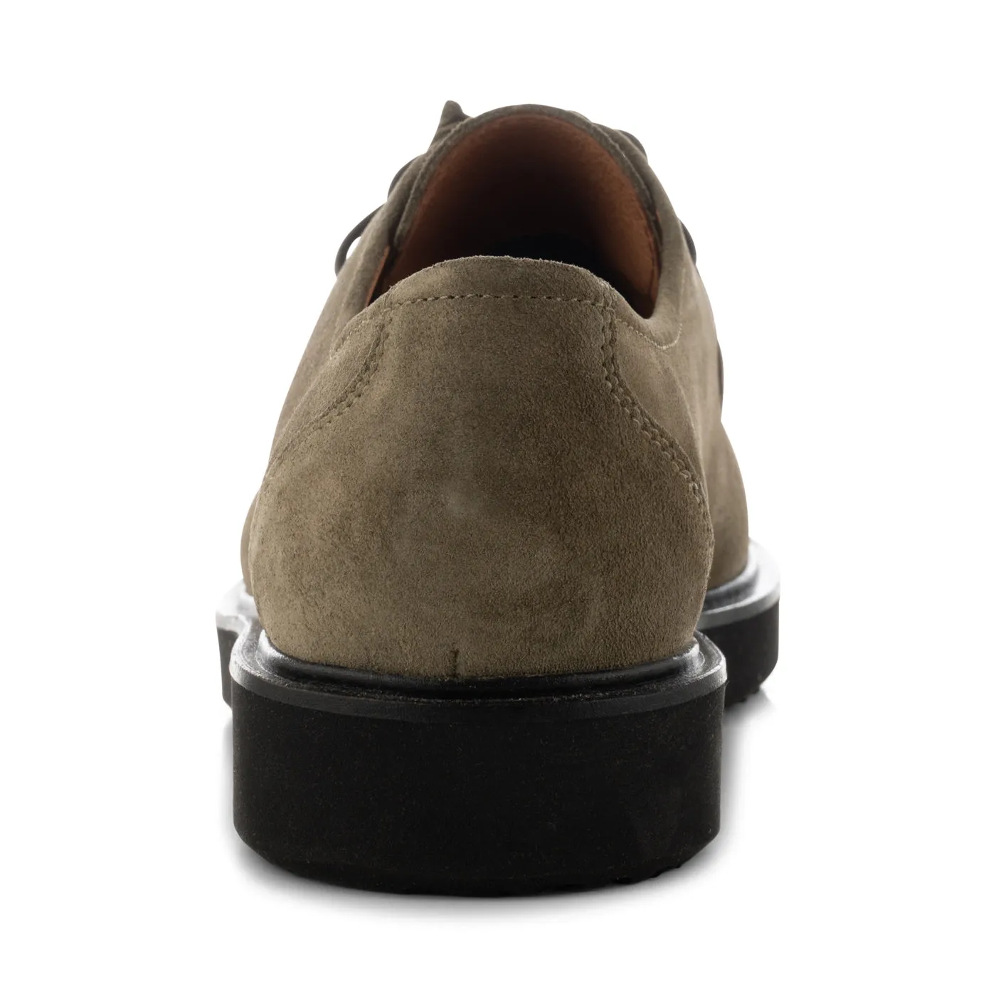 Cosmos apron shoe suede - KHAKI