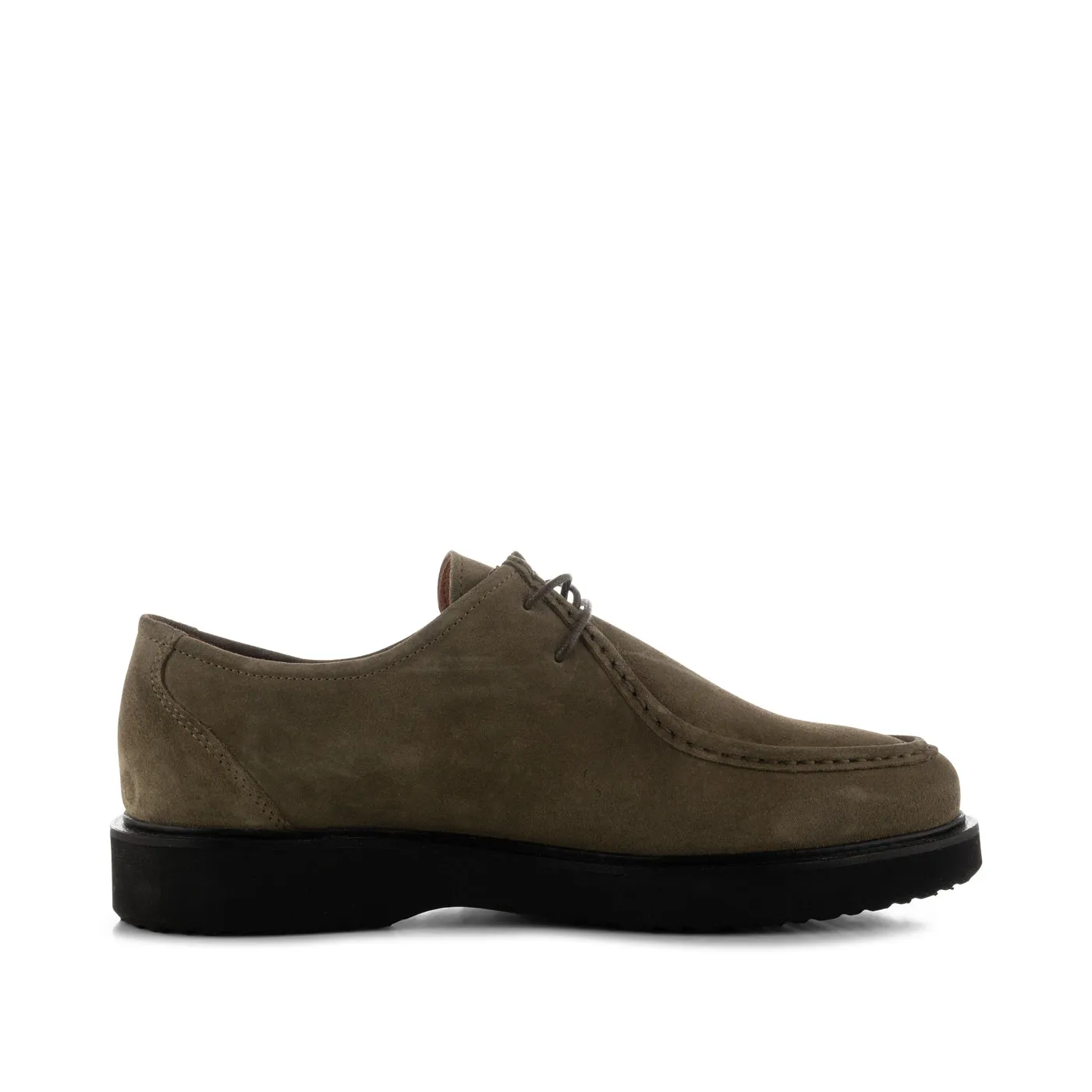 Cosmos apron shoe suede - KHAKI