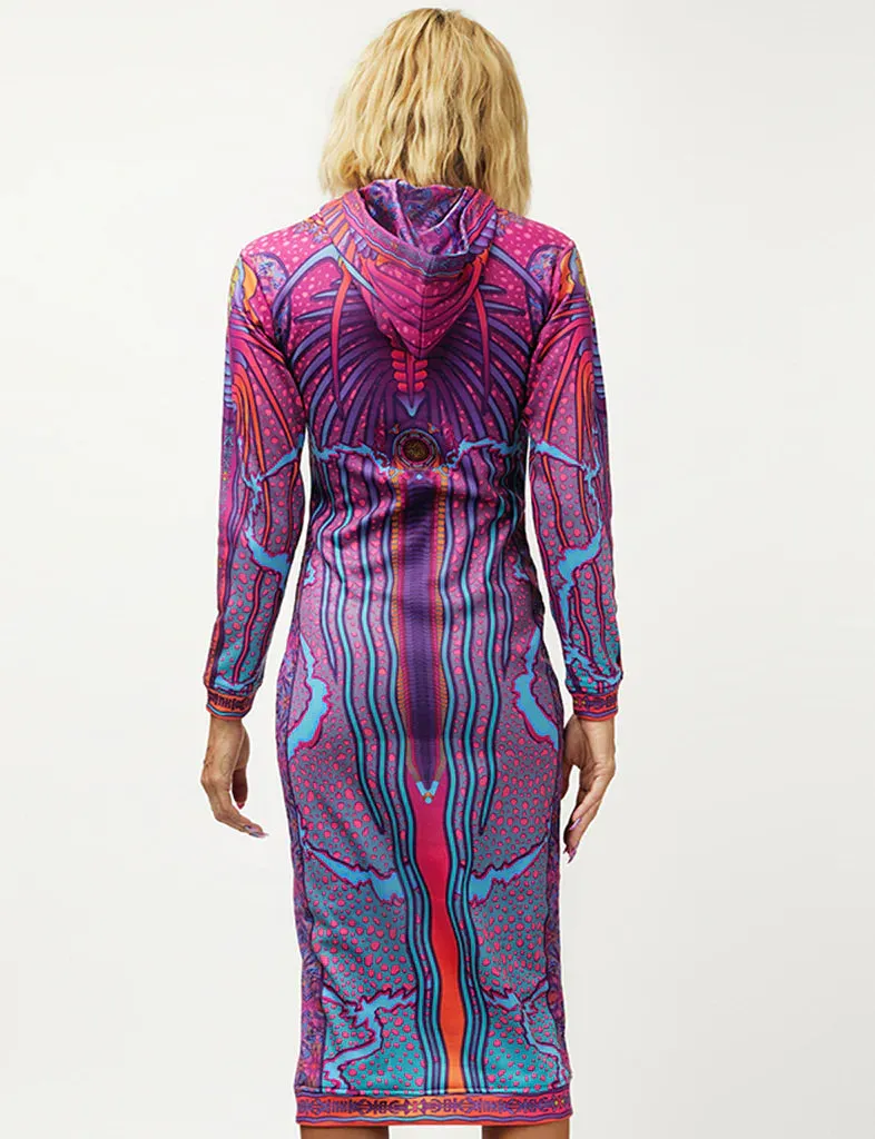 CRYPTIC FREQUENCY JUMPER DRESS