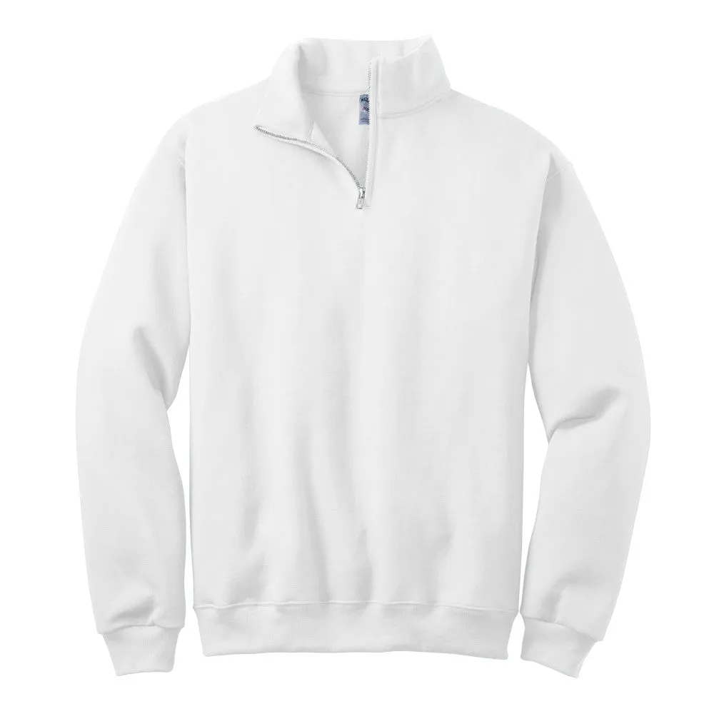 Custom Embroidered Teacher Quarter Zip with Cross Icon