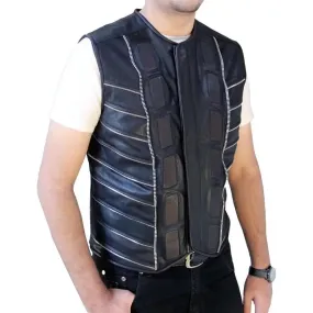 Dark Matter Anthony Lemke Black Leather Vest