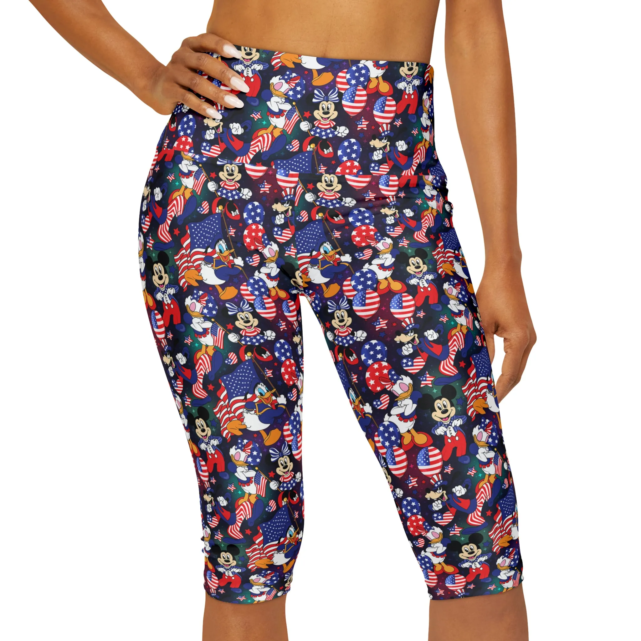 Disney America Athletic Capri Leggings