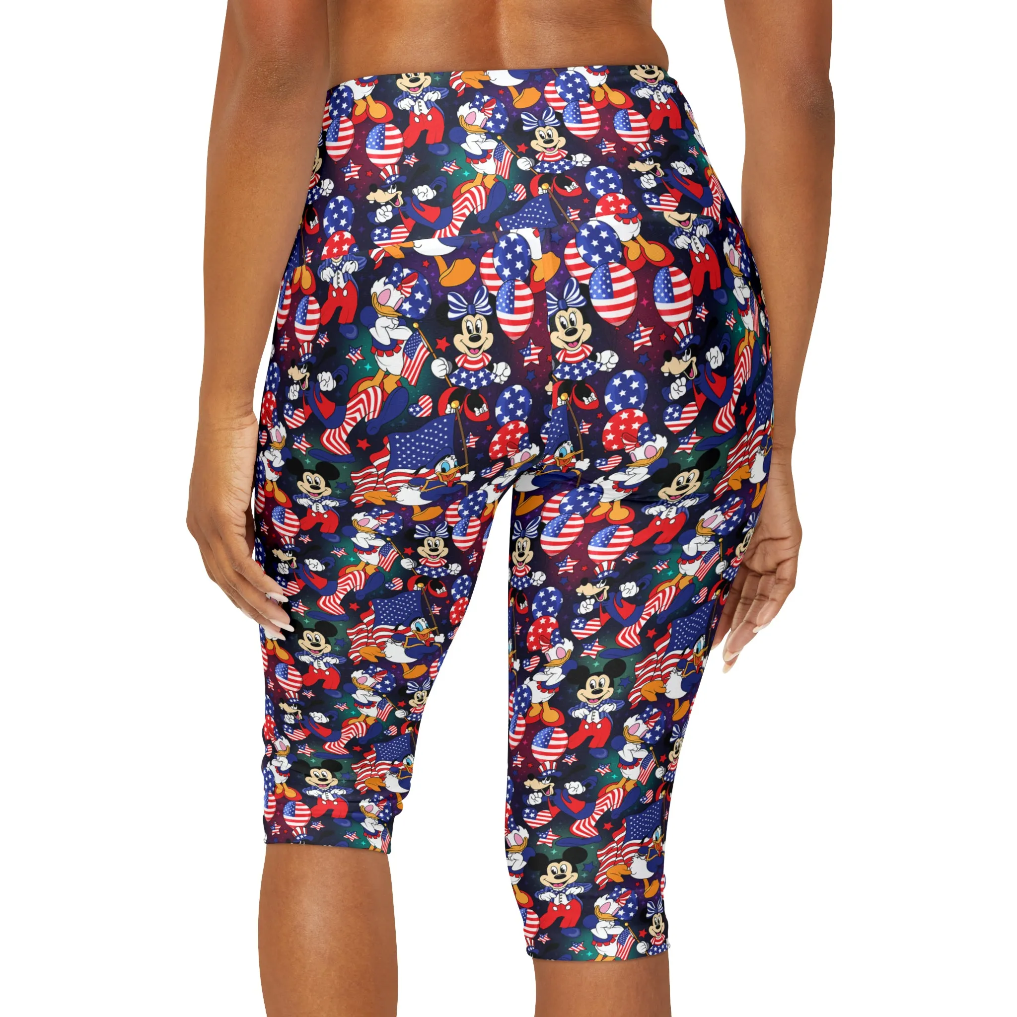 Disney America Athletic Capri Leggings