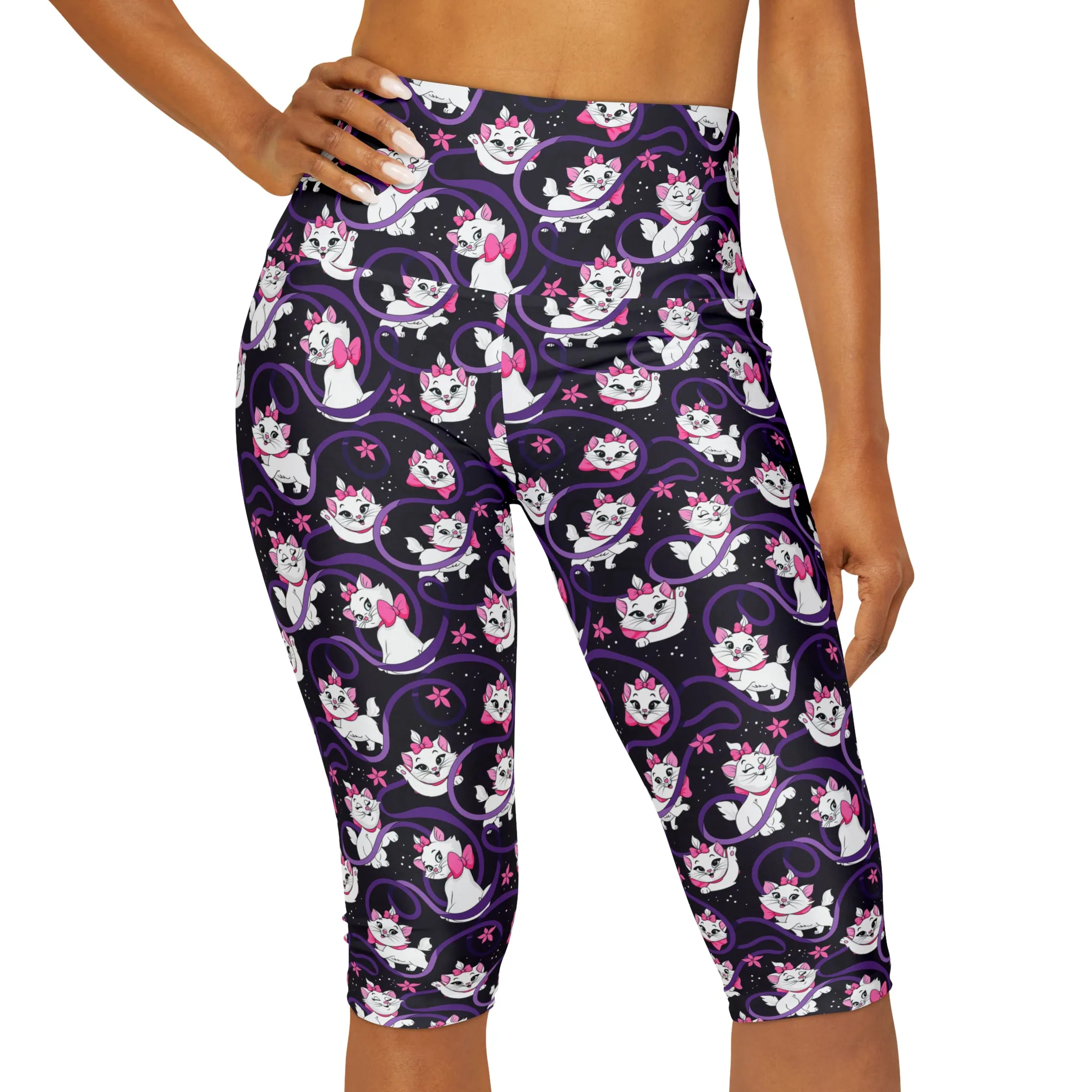 Disney Aristocats Marie Because I'm A Lady Athletic Capri Leggings