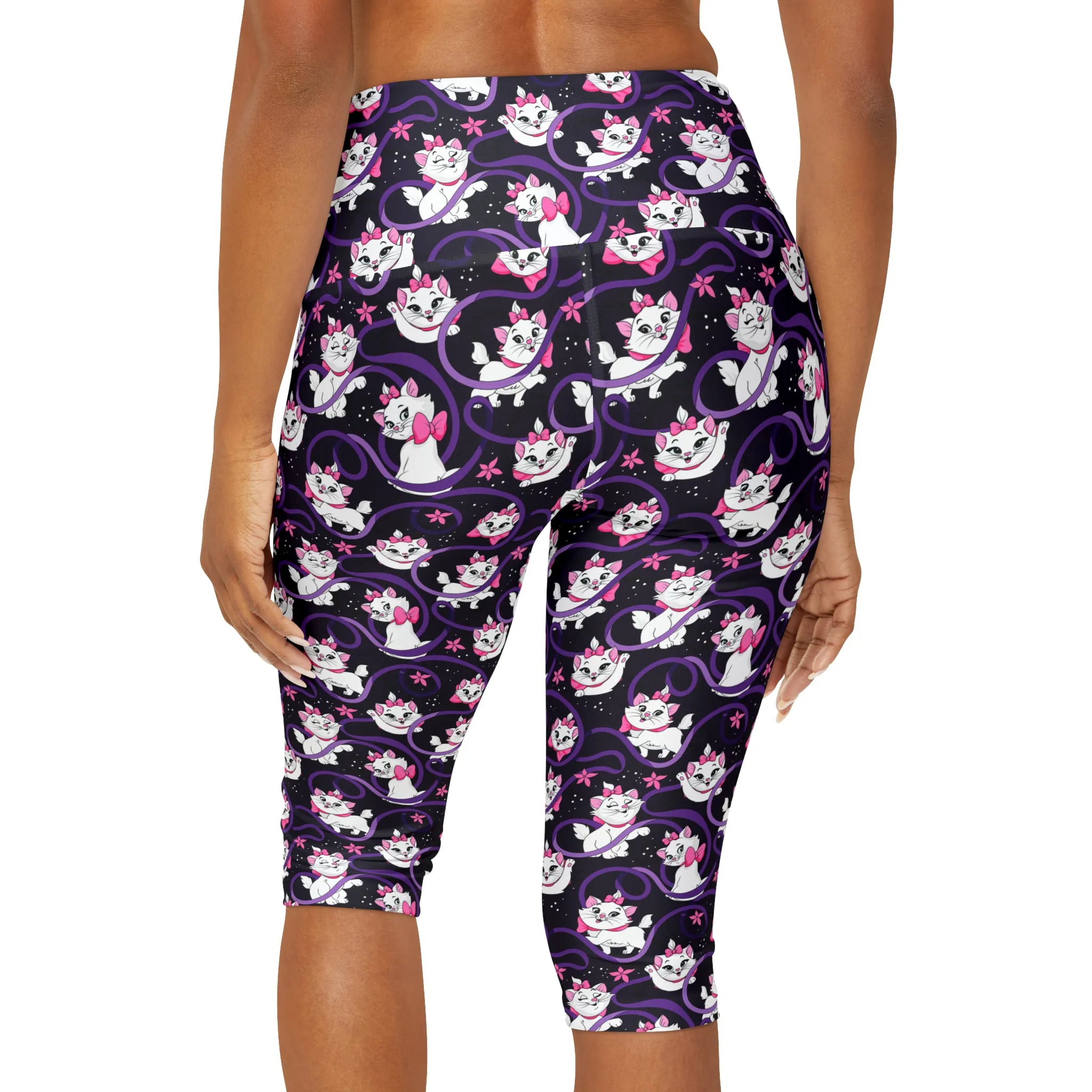 Disney Aristocats Marie Because I'm A Lady Athletic Capri Leggings