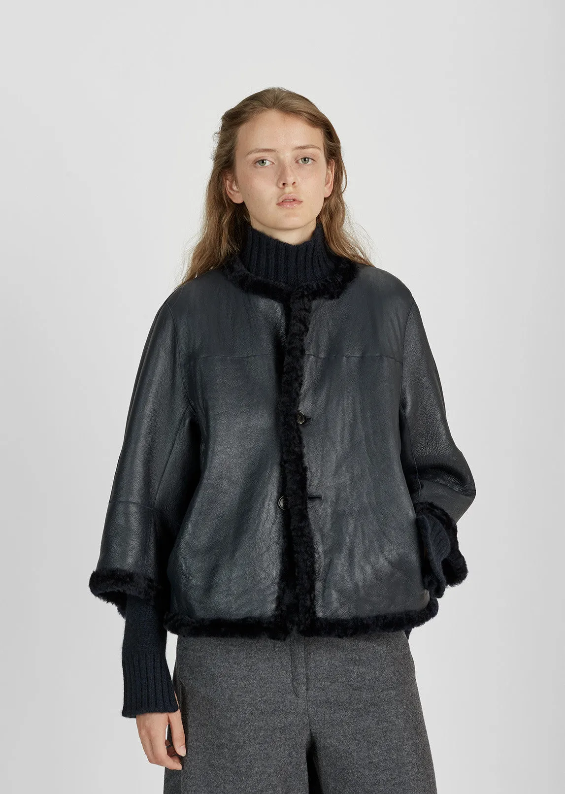 Doyle Reversible Shearling Leather Jacket